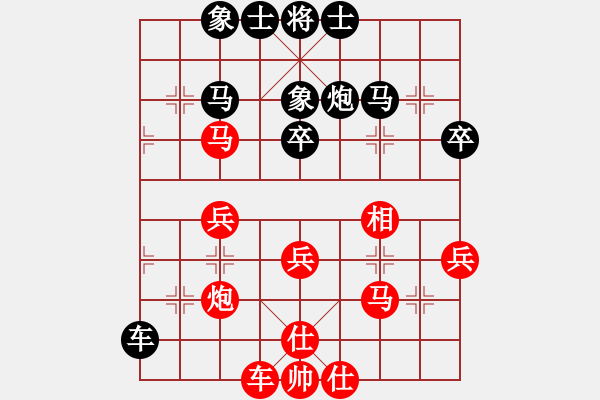 象棋棋譜圖片：怒火暴城(6段)-負-劈菜頭(5段) - 步數(shù)：40 