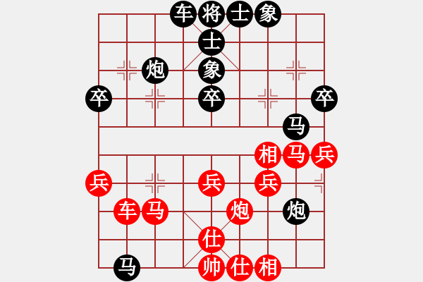 象棋棋譜圖片：一指禪[695174245] -VS- 你會喜歡的[387775643] - 步數(shù)：40 