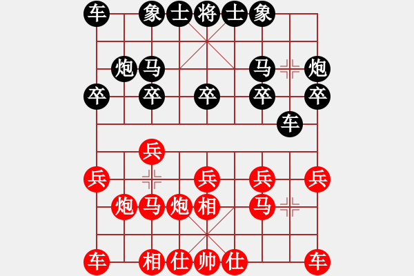 象棋棋譜圖片：bbboy002(4級)-和-wangzs(8級) - 步數(shù)：10 