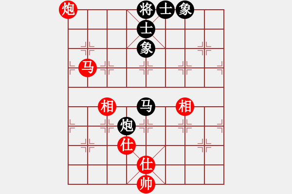 象棋棋譜圖片：總是輸(天帝)-和-雨庫(8段) - 步數(shù)：100 