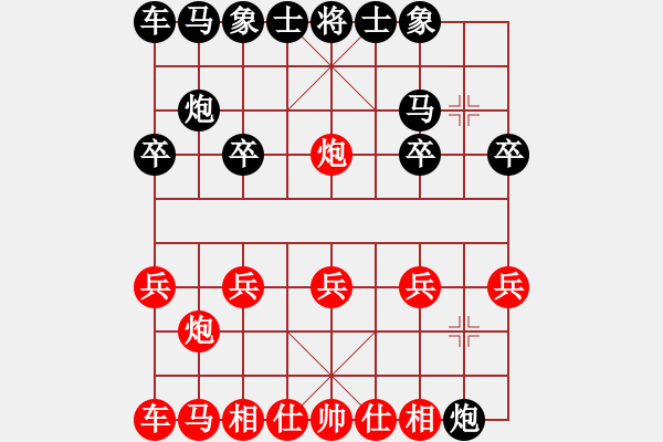 象棋棋譜圖片：?jiǎn)舞F滑車:空頭炮殺法 - 步數(shù)：10 