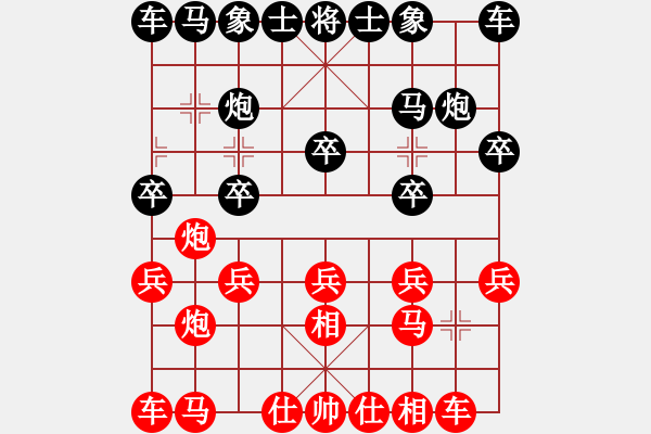 象棋棋譜圖片：敢死炮轉(zhuǎn)巡河炮3 - 步數(shù)：10 