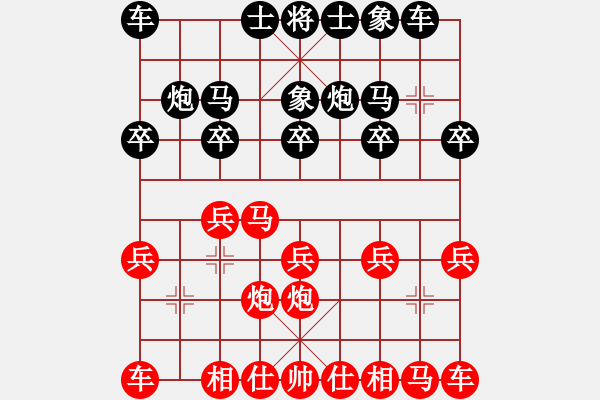 象棋棋谱图片：三六VS仙居-柯汉飞(2014-2-17) - 步数：10 