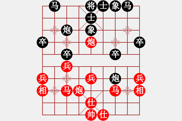 象棋棋譜圖片：鷹爪王(4段)-負(fù)-天機(jī)密版(6段) - 步數(shù)：30 