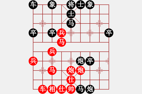 象棋棋譜圖片：8.1綠水湖畔(7段)-負(fù)-冰舞天外天(1段) - 步數(shù)：40 