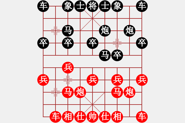 象棋棋谱图片：李绍堂VS朱志民 - 步数：10 