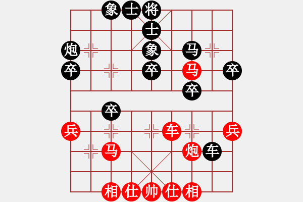 象棋棋譜圖片：2006年弈天迪瀾杯聯(lián)賽第四輪：千島棋社乙(5r)-勝-廣州軍司令(5r) - 步數(shù)：40 