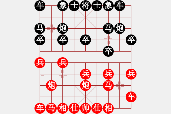 象棋棋譜圖片：紀(jì)發(fā)溪 負(fù) 劉青 - 步數(shù)：10 