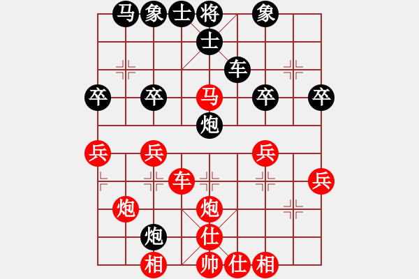 象棋棋譜圖片：流水刀(8段)-勝-禪悟性情(5段) - 步數(shù)：30 