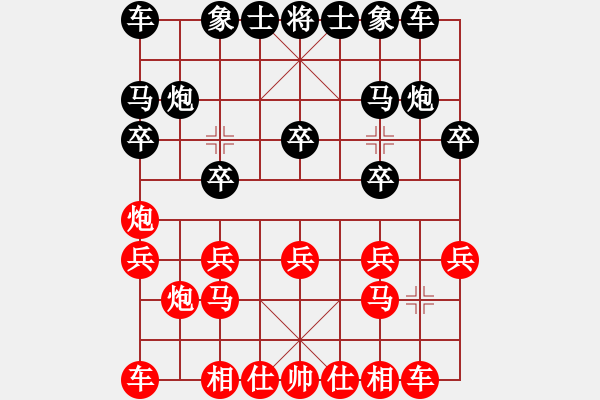 象棋棋譜圖片：無(wú)極夏威夷 先勝 北斗常敗將軍 - 步數(shù)：10 