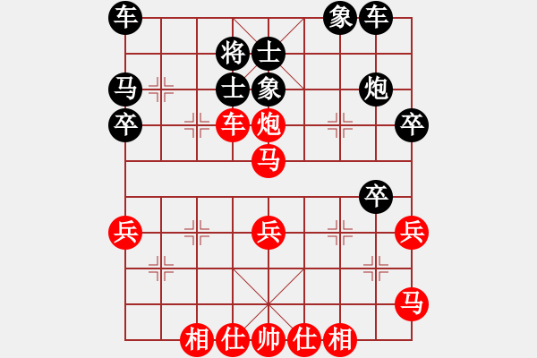 象棋棋譜圖片：一件清風(fēng)(9舵)-負(fù)-英雄雙槍將(9舵) - 步數(shù)：40 