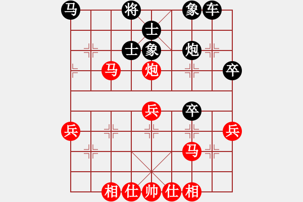 象棋棋譜圖片：一件清風(fēng)(9舵)-負(fù)-英雄雙槍將(9舵) - 步數(shù)：50 