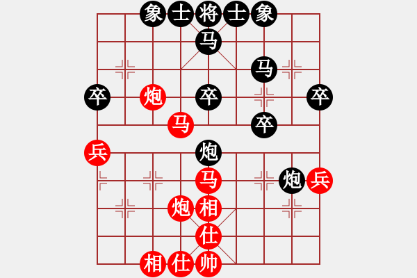 象棋棋譜圖片：絕世戰(zhàn)神(6段)-勝-步瀛洲(3段) - 步數(shù)：40 