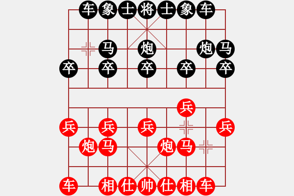 象棋棋谱图片：625175179(1623) 先和 张辽(1600).PGN - 步数：10 