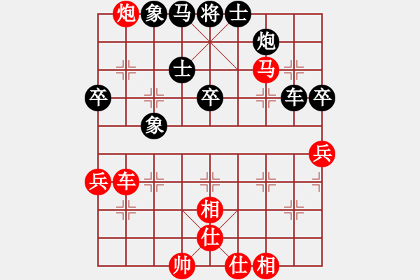 象棋棋譜圖片：對(duì)兵局轉(zhuǎn)兵底炮（黑左中炮  ）    小外低腳(9段)-和-怒龍心語(9段) - 步數(shù)：60 