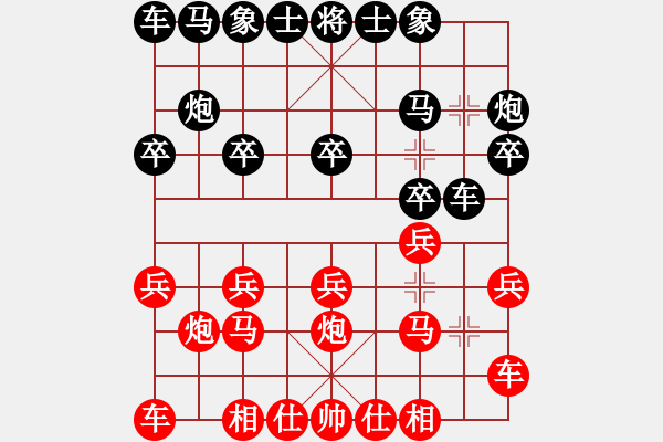 象棋棋譜圖片：黃思斌先和陳啟航20200203 - 步數(shù)：10 