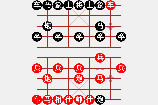 象棋棋譜圖片：一個(gè)壞人[852588686] -VS- 阿平[744719079] - 步數(shù)：10 