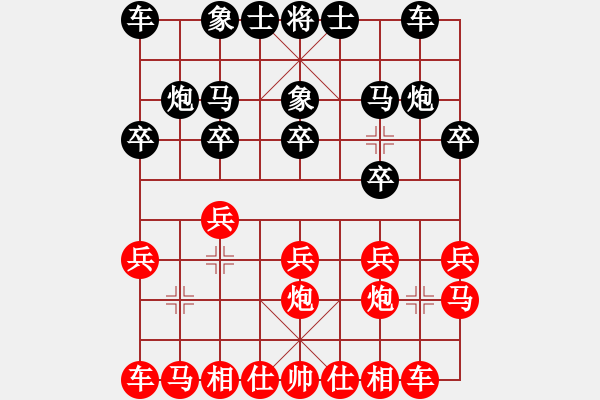 象棋棋譜圖片：老李的風情(2段)-負-中和(2段) - 步數(shù)：10 