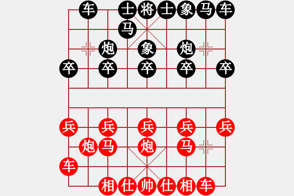 象棋棋譜圖片：騎白馬的青蛙[452406971] -VS- 大器晚成[2635905971] - 步數(shù)：10 