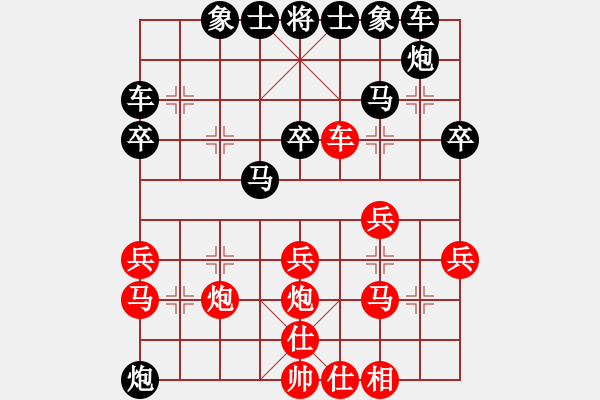 象棋棋譜圖片：自然[36436926] -VS- 大師兄[6808405] - 步數(shù)：25 