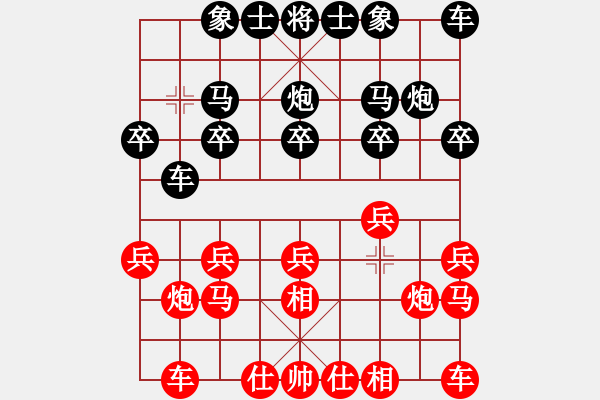 象棋棋譜圖片：老饒饒(1段)-負(fù)-天地人龍(7段) - 步數(shù)：10 