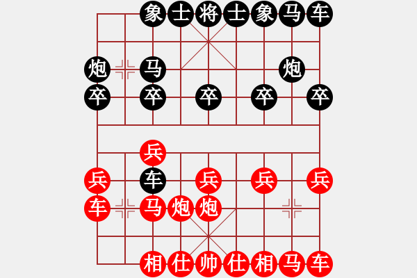 象棋棋譜圖片：3083232(中郎將) 勝 3058722(將軍) - 步數(shù)：10 