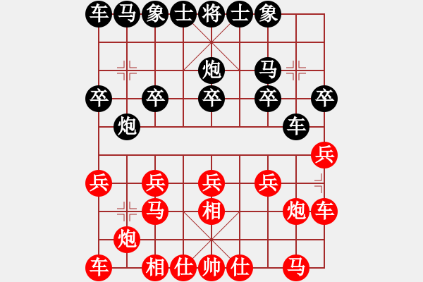 象棋棋譜圖片：hqmou(9段)-負(fù)-寧波第一臺(tái)(3段) - 步數(shù)：10 