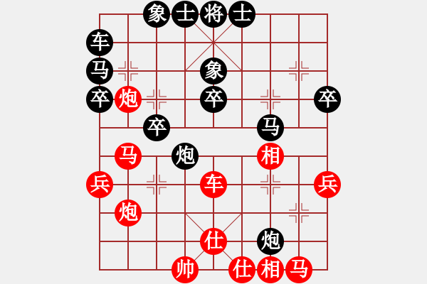 象棋棋譜圖片：澳大利亞象棋協(xié)會(huì) 徐國德 負(fù) 印度尼西亞象棋總會(huì) Gregorio Narendra - 步數(shù)：40 