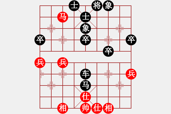 象棋棋譜圖片：屏風(fēng)馬應(yīng)五七炮不進(jìn)兵(業(yè)四升業(yè)五評(píng)測(cè)對(duì)局)我后勝 - 步數(shù)：50 