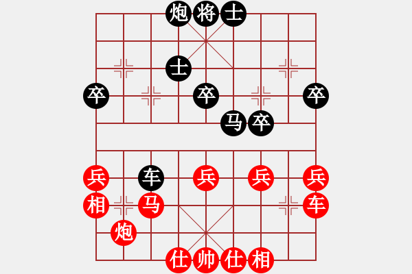 象棋棋譜圖片：唯我橫刀(日帥)-負-擂臺之王(人王)中炮七路馬對屏風馬 紅左馬盤河士4進5 - 步數(shù)：50 