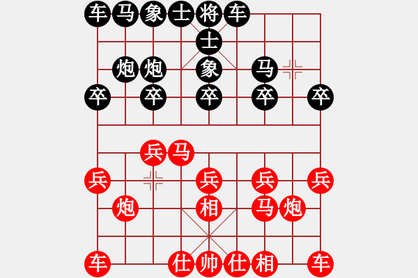 象棋棋譜圖片：老魏[1245437518] -VS- 國雅[610008323] - 步數(shù)：10 