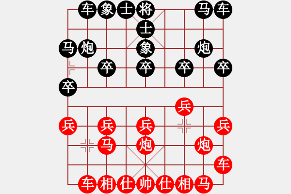 象棋棋譜圖片：9618局 B00-中炮局-旋九專雙核-菜鳥 紅先負(fù) 小蟲引擎24層 - 步數(shù)：10 