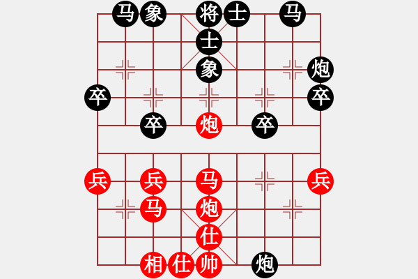 象棋棋譜圖片：方天畫(huà)戟八馬三進(jìn)五10車二進(jìn)六 - 步數(shù)：30 