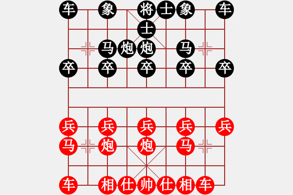 象棋棋譜圖片：砍炮解抽 四車見(jiàn)面：小肥羊[-] - 忙里偷閑之人 - 步數(shù)：10 