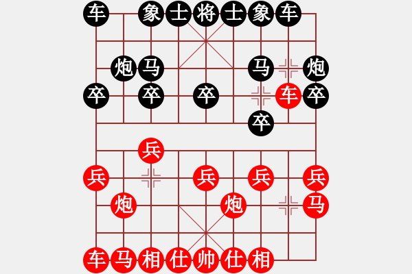 象棋棋譜圖片：不倒翁(9星)-負(fù)-志手舞山刀(7星) - 步數(shù)：10 