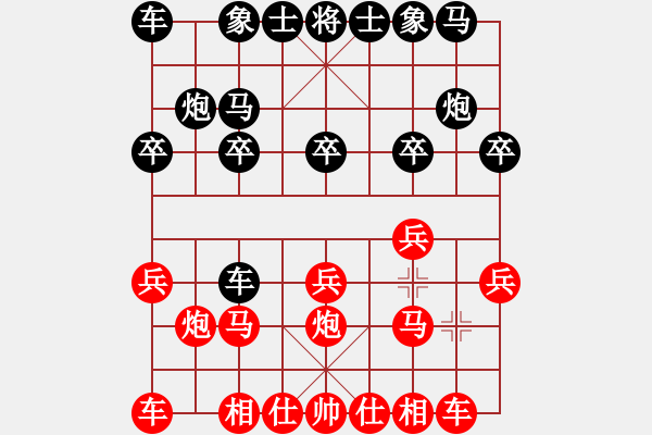 象棋棋譜圖片：芳君(6段)-勝-綠水湖畔(7段) - 步數(shù)：10 