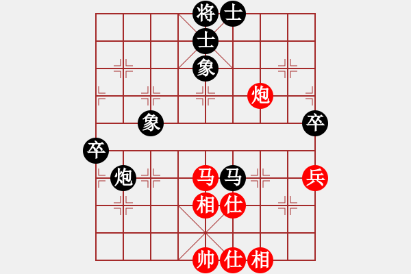 象棋棋譜圖片：天津市象棋隊(duì) 王文琳 和 火車頭隊(duì) 剛秋英 - 步數(shù)：60 