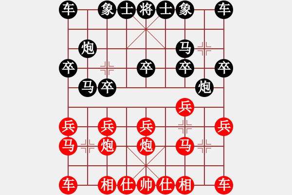 象棋棋譜圖片：2022.9.21.19五分鐘先勝探頭炮 - 步數(shù)：10 