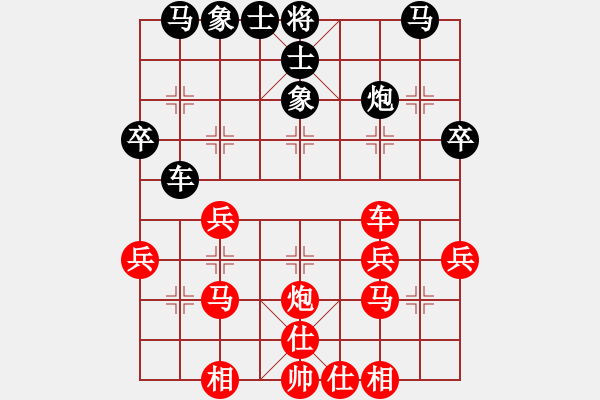 象棋棋譜圖片：細節(jié)錯誤所引起的昏招 - 步數(shù)：30 