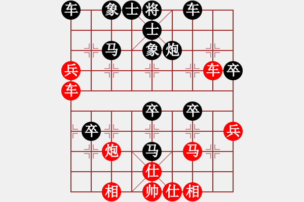 象棋棋譜圖片：129.133[紅] -VS- 舌戰(zhàn)群儒7211[黑] - 步數(shù)：40 