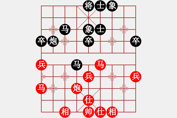 象棋棋譜圖片：棋癡[815466730] -VS- 快樂6[2959688202] - 步數(shù)：40 