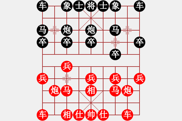 象棋棋譜圖片：櫻落吻離別 -VS- 火焰（寧失一子，勿失一先） - 步數(shù)：10 