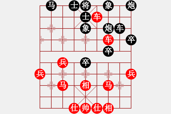 象棋棋譜圖片：2022.12.23.5中級(jí)場先勝高車保馬 - 步數(shù)：40 