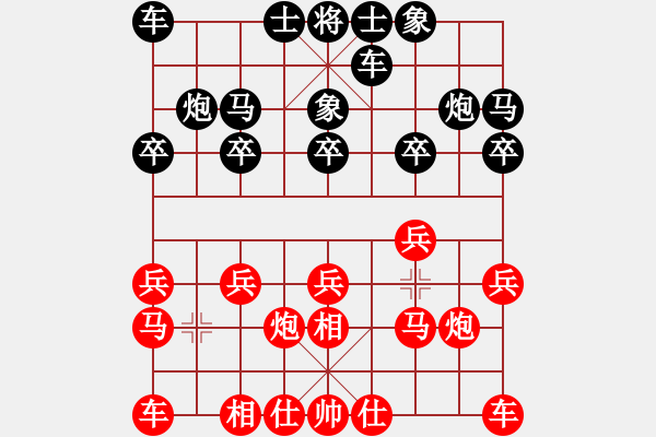 象棋棋譜圖片：雙代花(4段)-和-江油菜刀(1段) - 步數(shù)：10 