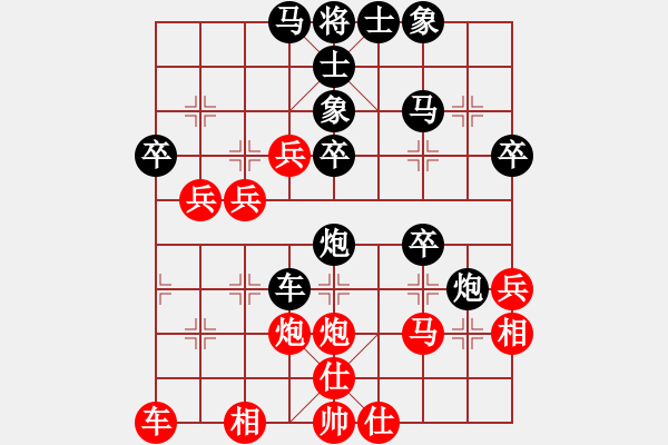 象棋棋譜圖片：20270408 后勝天天業(yè)6-1 中炮七路馬對(duì)屏風(fēng)馬雙炮過河 紅三步兵 仕六進(jìn)五 馬七進(jìn)五 - 步數(shù)：40 