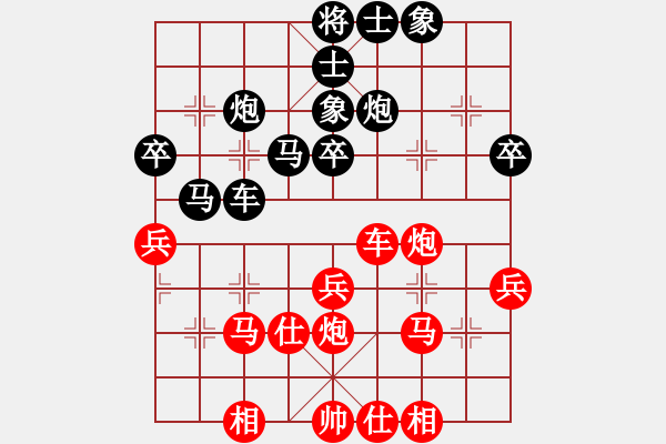 象棋棋譜圖片：平陽府(6段)-負(fù)-梅蘭(6段) - 步數(shù)：40 