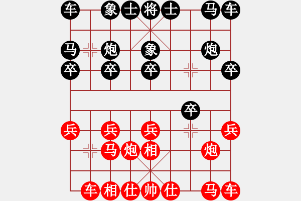 象棋棋譜圖片：河南楚河漢界天倫 何文哲 勝 廣東御圣 李禹 - 步數(shù)：10 