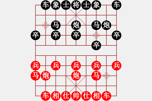 象棋棋譜圖片：誠(chéng)實(shí)守信[401406846] -VS- 峽夜[2356803169] - 步數(shù)：10 