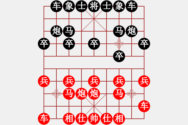 象棋棋譜圖片：張健(紅先負)張桐瑞 - 步數(shù)：10 