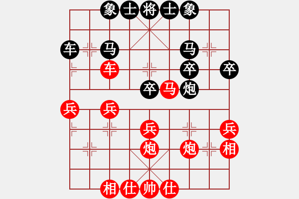 象棋棋譜圖片：3083232(縣令) 勝 4128955(草民) - 步數(shù)：30 